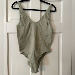 Women’s Aerie Tank Ribbed Body Suit L